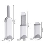 Kleidung Sofa Staubentferner Haushalt No-Wash doppelseitige elektrostatische Haarentfernungsbürste, S Gray, L Gray, S Blue, L Blue – Bild 3