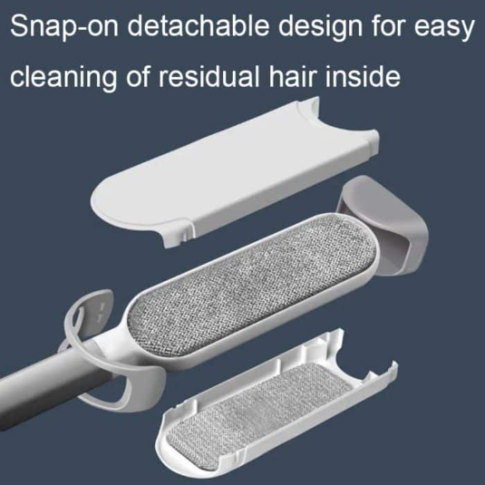 Kleidung Sofa Staubentferner Haushalt No-Wash doppelseitige elektrostatische Haarentfernungsbürste, S Gray, L Gray, S Blue, L Blue – Bild 6