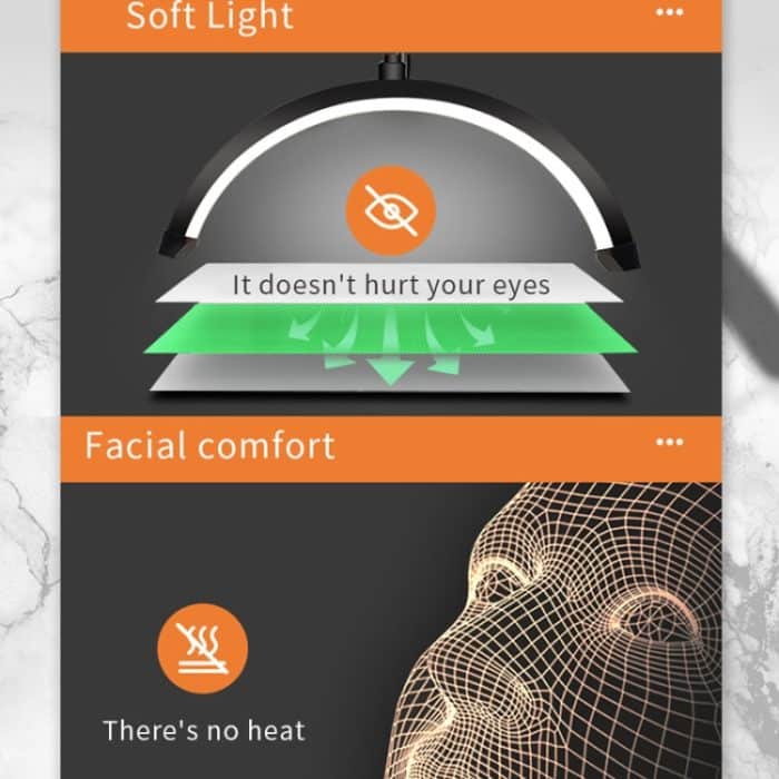 LED-Halbmond-Schönheitslampe, Maniküre, Augenbrauen, Tätowierungen, Wimpernfülllicht, EU Plug, US Plug, UK Plug, AU Plug – Bild 12