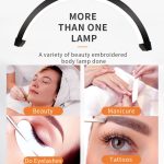 LED-Halbmond-Schönheitslampe, Maniküre, Augenbrauen, Tätowierungen, Wimpernfülllicht, EU Plug, US Plug, UK Plug, AU Plug – Bild 13