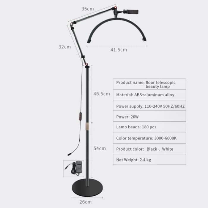 LED-Halbmond-Schönheitslampe, Maniküre, Augenbrauen, Tätowierungen, Wimpernfülllicht, EU Plug, US Plug, UK Plug, AU Plug – Bild 3