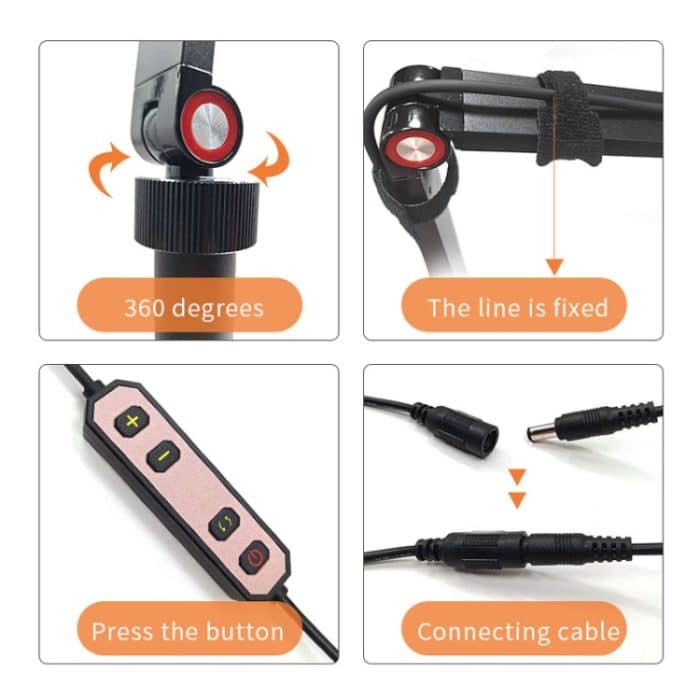 LED-Halbmond-Schönheitslampe, Maniküre, Augenbrauen, Tätowierungen, Wimpernfülllicht, EU Plug, US Plug, UK Plug, AU Plug – Bild 4