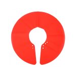 Haarschneiden, verstellbare Schalumhänge, Silikon-Friseurpolster, Halswickelschutz für Salon, Small Red, Small Gray, Large Red, Large Gray