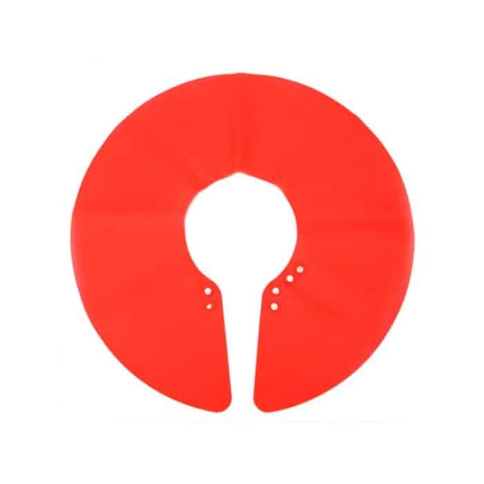 TBD0604150401.jpg Haarschneiden, verstellbare Schalumhänge, Silikon-Friseurpolster, Halswickelschutz für Salon, Small Red, Small Gray, Large Red, Large Gray – Bild 1