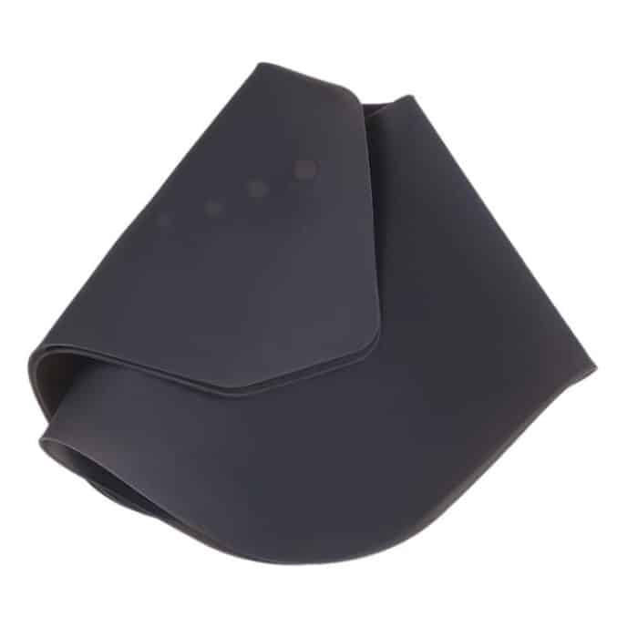 Haarschneiden, verstellbare Schalumhänge, Silikon-Friseurpolster, Halswickelschutz für Salon, Small Red, Small Gray, Large Red, Large Gray – Bild 2