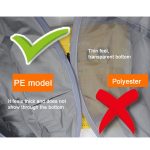 Haarschnitt-Umhang aus PE-Material, 60 cm, Regenschirm-Design, Salon-Friseur-Umhang für Haarfärbe-Dauerwelle, PE – Bild 7