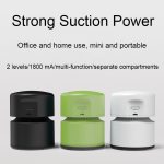 Desktop-Mini-Staubsauger, USB wiederaufladbar, für Büro und Zuhause, tragbarer Papierreiniger – Bild 2
