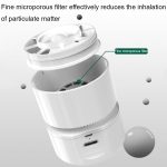 Desktop-Mini-Staubsauger, USB wiederaufladbar, für Büro und Zuhause, tragbarer Papierreiniger – Bild 8