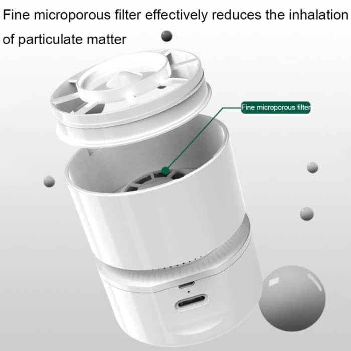 Desktop-Mini-Staubsauger, USB wiederaufladbar, für Büro und Zuhause, tragbarer Papierreiniger – Bild 8