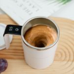 JB-01 Intelligente Temperaturmessung, magnetische LCD-Digitalanzeige, automatischer Mischbecher, Magnetic (White)