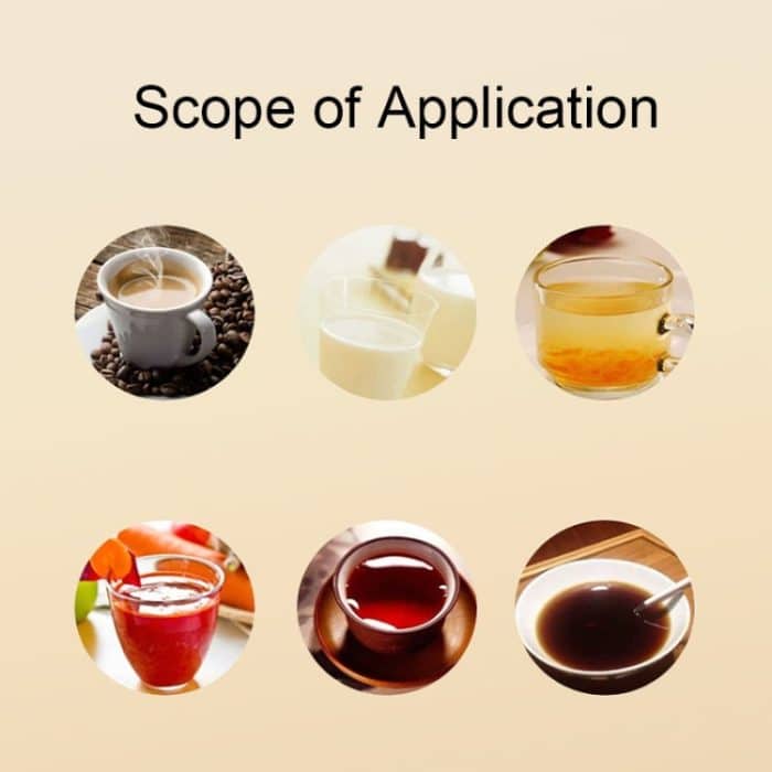 JB-01 Intelligente Temperaturmessung, magnetische LCD-Digitalanzeige, automatischer Mischbecher, Magnetic (White) – Bild 5