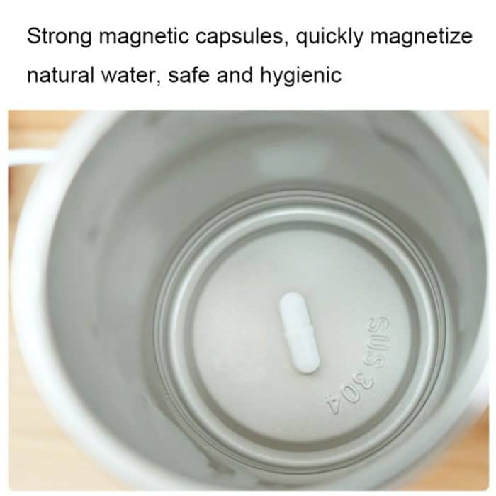 JB-01 Intelligente Temperaturmessung, magnetische LCD-Digitalanzeige, automatischer Mischbecher, Magnetic (White) – Bild 7