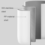 JB-01 Intelligente Temperaturmessung, magnetische LCD-Digitalanzeige, automatischer Mischbecher, Magnetic (White) – Bild 8