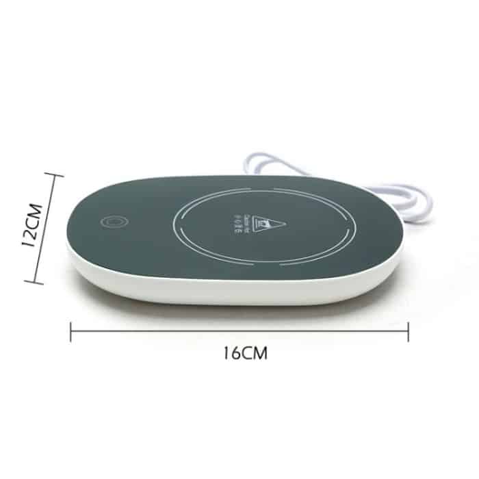 Thermostat-Tassenset mit konstanter Temperaturheizung, intelligente Keramik-Kaffeetasse, USB Plug(Green+Gift Box) – Bild 2