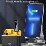 Ein bis zwei kabellose Lavalier-Mikrofone für Außenaufnahmen mit Geräuschunterdrückung, Type-C, 8 Pin – Bild 4