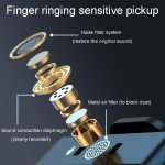 Drahtloses Lavalier-Mikrofon, Eins-zu-Eins-Live-Aufnahme, Mikrofone mit Geräuschunterdrückung, Type-C, 8 Pin – Bild 9