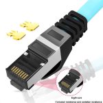 Doppelt geschirmtes CAT5-Gigabit-Industrie-Ethernet-Kabel, Hochgeschwindigkeits-Breitbandkabel, 0.2m, 0.3m, 0.5m, 1m, 1.5m, 2m, 3m, 5m, 8m, 10m, 15m, 20m, 25m, 30m, 35m, 40m, 50m – Bild 3