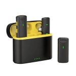 Ein bis zwei kabellose Lavalier-Mikrofone für Außenaufnahmen mit Geräuschunterdrückung, Type-C, 8 Pin