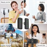 Ein bis zwei kabellose Lavalier-Mikrofone für Außenaufnahmen mit Geräuschunterdrückung, Type-C, 8 Pin – Bild 11