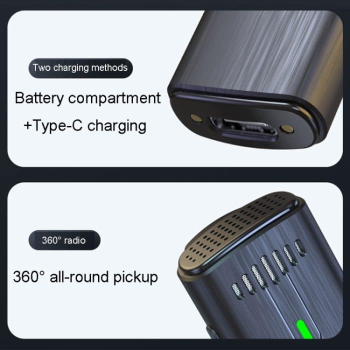 Ein bis zwei kabellose Lavalier-Mikrofone für Außenaufnahmen mit Geräuschunterdrückung, Type-C, 8 Pin – Bild 10