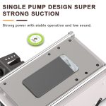 Baku BA-909D+ 750 W 3-in-1-Heißluft-Lötstation, Bildschirmentferner für Mobiltelefone, US Plug 110V, EU Plug 220V – Bild 6