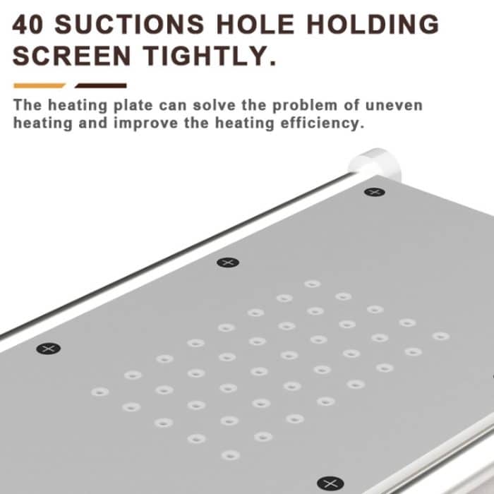 Baku BA-909D+ 750 W 3-in-1-Heißluft-Lötstation, Bildschirmentferner für Mobiltelefone, US Plug 110V, EU Plug 220V – Bild 8