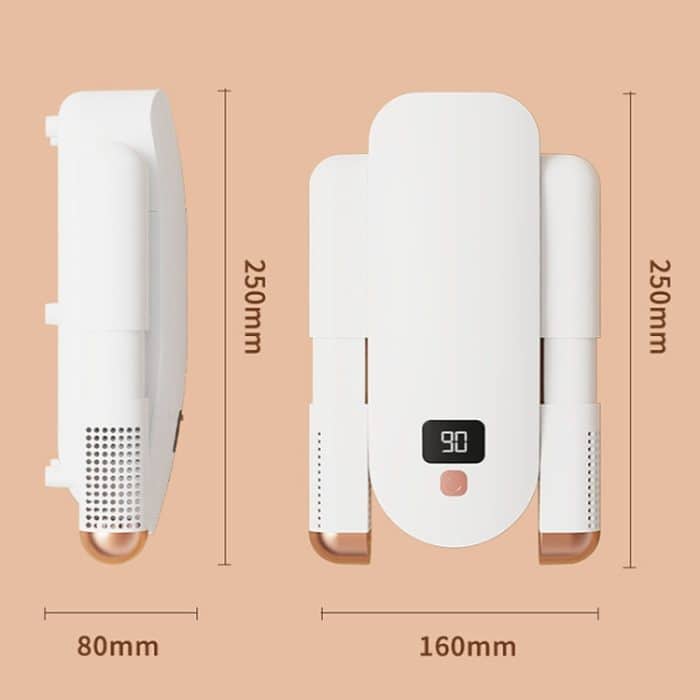YM-102 Smart Home Timing UV-Lila-Licht-Sterilisations- und Desodorierungstrockner Tragbarer Schuhtrockner, US Plug, EU Plug – Bild 4