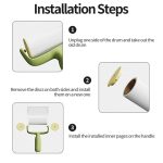 Tierhaar-Klebstoff-Beschichtungsentferner-Rollenbürste – Bild 8