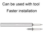 Sockelleisten, nicht stanzbare, marklose Nägel, einköpfige, bidirektionale gebogene Nägel, verpackt, 10pcs, 50pcs+1 Tool, 100pcs+1 Tool, 200pcs+1 Tool, 500pcs+5 Tools, 1000pcs+10 Tools – Bild 3