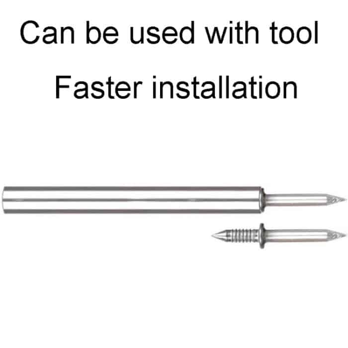 Sockelleisten, nicht stanzbare, marklose Nägel, einköpfige, bidirektionale gebogene Nägel, verpackt, 10pcs, 50pcs+1 Tool, 100pcs+1 Tool, 200pcs+1 Tool, 500pcs+5 Tools, 1000pcs+10 Tools – Bild 3