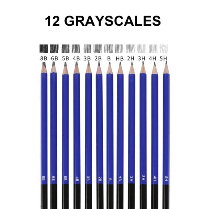 35-in-1 Malskizzenstift-Set, professionelle Zeichenwerkzeuge, 35-in-1 – Bild 4