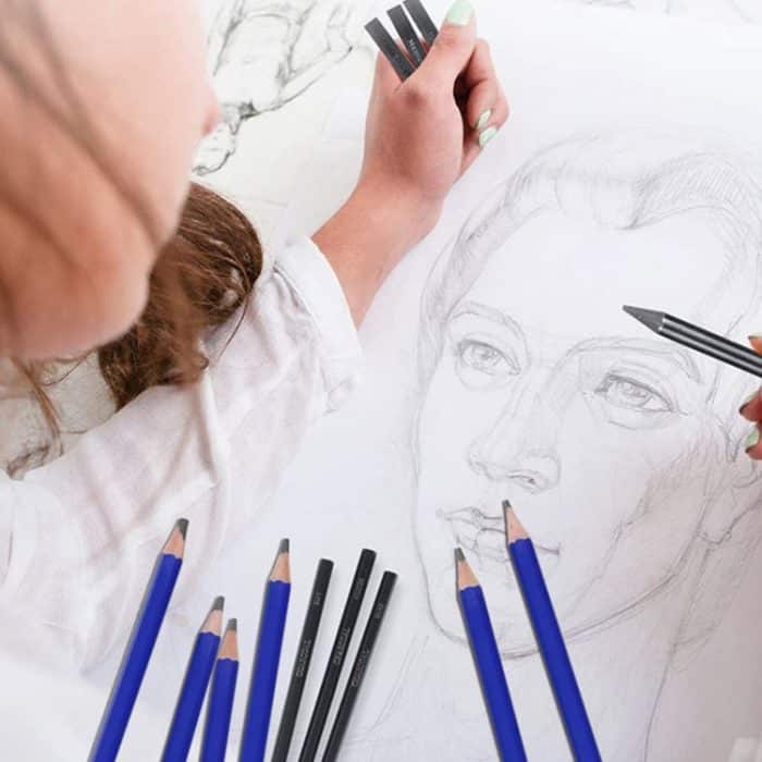 35-in-1 Malskizzenstift-Set, professionelle Zeichenwerkzeuge, 35-in-1 – Bild 10