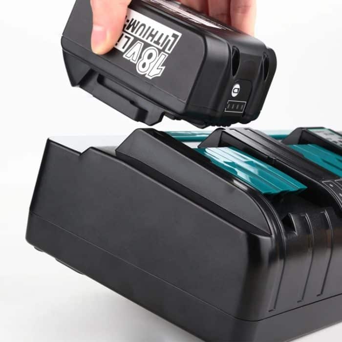 4-Port 18V Lithium-Ionen-Ladegerät DC18SF für Makita BL1430 / BL1820 / BL1830 / BL1850, US, EU, UK, AU – Bild 7