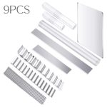 9-in-1-Acryl-Ton-Töpferwerkzeuge, wellenförmige gerade Bildhauerwerkzeuge, 9-in-1 – Bild 2