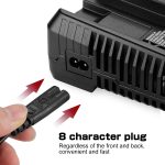 Für Craftsman CMCB202 / CMCB204 / CMCB209 Elektrowerkzeug 20V Lithium-Batterieladegerät, US, EU, UK, AU – Bild 4