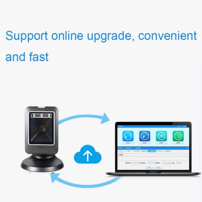 Supermarkt-Kassierer-Scanplattform QR-Code-Zahlung Kabelgebundener Hand-Barcode-Scanner – Bild 5