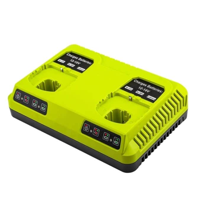 Für RYOBI P108 / P117 12–18 V Lithium-Nickel-Akku, Dual-Port-Ladegerät, EU, US, UK, AU – Bild 1