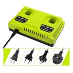 Für RYOBI P108 / P117 12–18 V Lithium-Nickel-Akku, Dual-Port-Ladegerät, EU, US, UK, AU – Bild 2