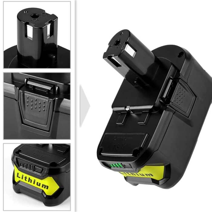 18-V-Lithiumbatterie für Bohrmaschine, für RYOBI P108 / BPL-1815 / BPL-1820G / P102 / P103, 2000mAh, 2500mAh, 3000mAh, 4000mAh, 5000mAh, 6000mAh – Bild 5