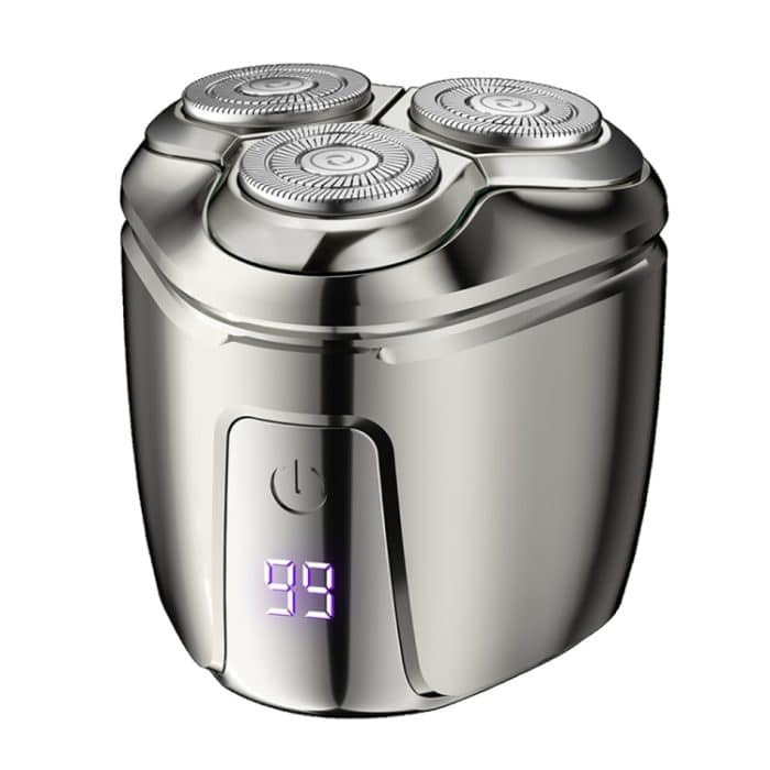 Mini-Magnetkopfrasierer, intelligenter Elektrorasierer mit LED-Anzeige, Gun-color, Orange, Black, Green – Bild 1