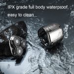 Mini-Magnetkopfrasierer, intelligenter Elektrorasierer mit LED-Anzeige, Gun-color, Orange, Black, Green – Bild 5