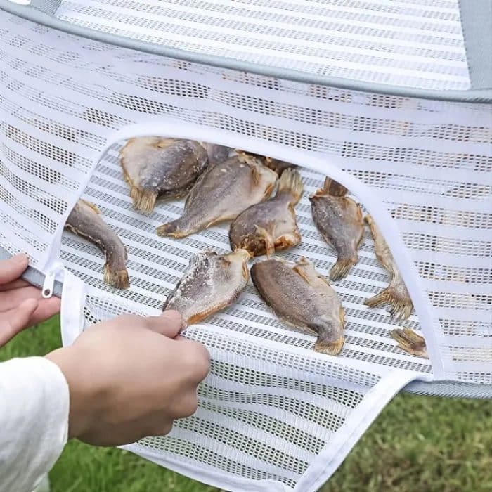 40 x 60 cm, faltbar, zum Trocknen von Angelgemüse, Fischnetz, zum Aufhängen von Kleidung, zum Trocknen von Lagerregalen, 1 Layer, 2 Layers, 3 Layers – Bild 7