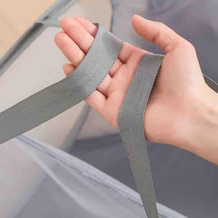 Faltbarer Aufbewahrungskorb für den Haushalt, geschichteter, verdickter Korb für schmutzige Wäsche, 2 Grids Black, 2 Grids Gray, 2 Grids White, 3 Grids Black, 3 Grids Gray, 3 Grids White, Single Grid Black, Single Grid Gray, Single Grid White – Bild 7