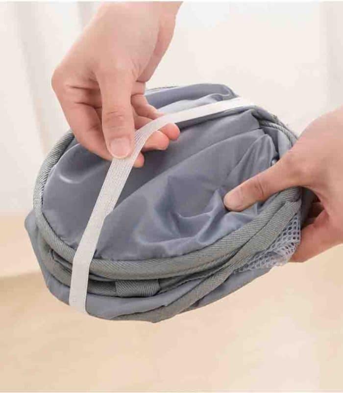 Faltbarer Aufbewahrungskorb für den Haushalt, geschichteter, verdickter Korb für schmutzige Wäsche, 2 Grids Black, 2 Grids Gray, 2 Grids White, 3 Grids Black, 3 Grids Gray, 3 Grids White, Single Grid Black, Single Grid Gray, Single Grid White – Bild 9