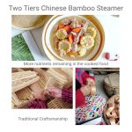 Bambus-Brötchen-Dampfgarer, asiatischer Lebensmittel-Veggie-Dampfkorb, 21cm Cover, 21cm Cage, 27cm Cover, 27cm Cage – Bild 6