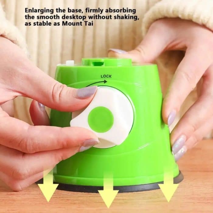 Hand-Entsafter, kleine tragbare Küchenmaschine, Saft- und Gemüsepresse, Blue, Green, Red – Bild 6