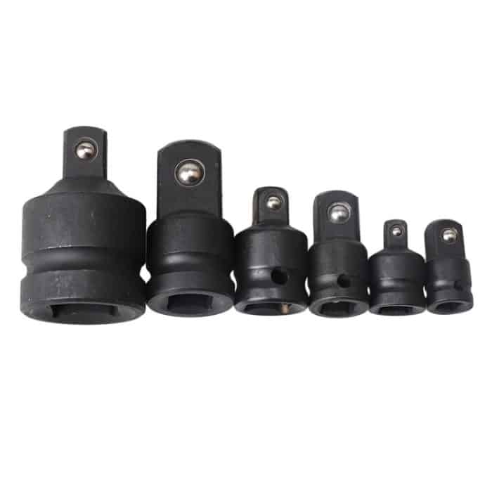 6 teile/schachtel Hülse Adapter Ratsche Schnell Schraubenschlüssel Luft Kanone Adapter Umwandlung Zubehör Werkzeug, 6pcs /Box – Bild 2