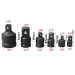 6 teile/schachtel Hülse Adapter Ratsche Schnell Schraubenschlüssel Luft Kanone Adapter Umwandlung Zubehör Werkzeug, 6pcs /Box – Bild 4