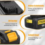 Für Dewalt DCB180 / DCB181 / DCB200 18V Ersatzakku für Elektrowerkzeuge, 3000mAh, 4000mAh, 5000mAh, 6000mAh – Bild 8