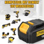 Für Dewalt DCB180 / DCB181 / DCB200 18V Ersatzakku für Elektrowerkzeuge, 3000mAh, 4000mAh, 5000mAh, 6000mAh – Bild 9
